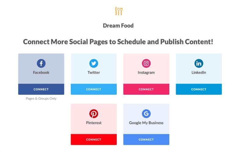 social media content calendar connection